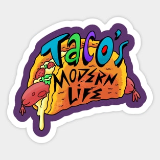 Taco's Modern Life (LINES) Sticker